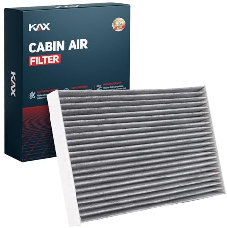 KAX Cabin Air Filter with Activated Carbon, CF11181 Replacement for Cadillac XLR 2004 2005 2006 2007 2008 2009, Chevrolet Corvette 2005-2019, Passenger Compartment Air Filter