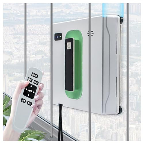 Quixnova Robot automático de Limpieza de Ventanas con Doble pulverización de Agua, aplicación/Control Remoto, Limpieza Profunda, Sistema Inteligente de detección de Bordes, para Ventanas, Azulejos