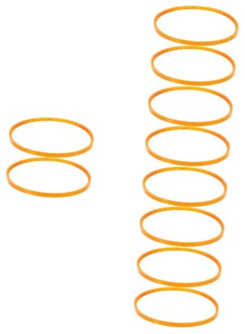 Mikinona 5sets Marshmallow Machine Belt Cotton Candy Maker Belts Reusable Indoor Candy Making Accessory Plastic for Maker 2pcs*5