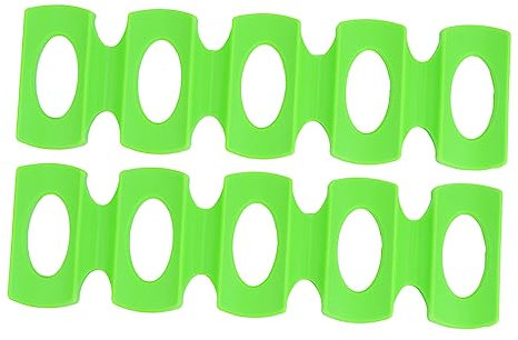 MOLUCKFU 2pcs Silicone Can Holders for Refrigerator Space-saving Beverage Storage Racks High-temperature Low-temperature Resistant Mats for Home Bar and Party Use