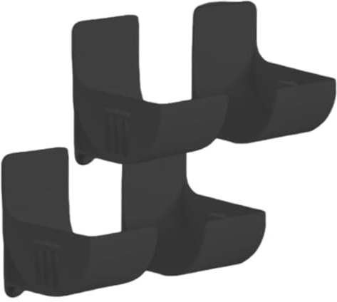 Lot de 4 supports muraux pour papier d'aluminium, 4 supports de rangement adhésifs, solution peu encombrante pour papier d'aluminium et sacs poubelles, parfait pour les côtés d'armoire et