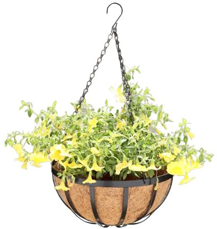 Macetas colgantes, macetas de interior | Cesta colgante para plantas | Colgador de plantas de techo, cesta colgante para decoración del hogar, colgador de plantas de techo para plantas de interior,