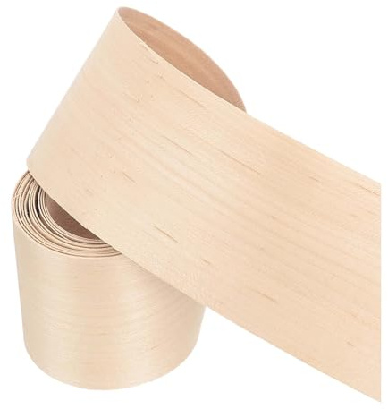 PATIKIL 76mm Maple Edge Banding,3 Meters Wood Veneer Tape Pre-glued | Flexible Plywood Edge Banding,with Hot Melt Adhesive,for Furniture Restoration,10 ft