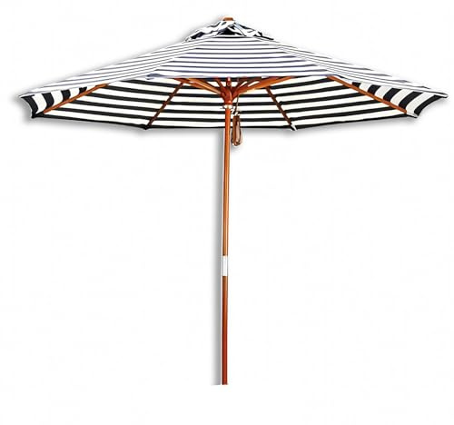 QUSYZD Parasol de Patio de 9 Pieds, Parasol d'extérieur avec auvent de Protection Contre la lumière du Soleil, idéal pour Le Jardin, la terrasse, Le marché, l'arrière-Cour,