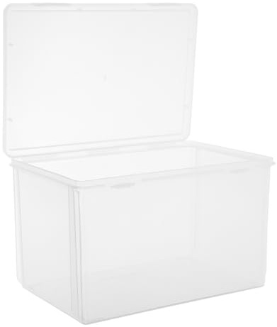 HOMSFOU Scatola Porta Cd e Dvd Trasparente Custodia Per Cd e Dvd Organizer Per Fumetti e Album Musicali Soluzione Di Archiviazione Multimediale