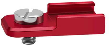 Strapazierfähiger Kamera-Blitzschuh-Adapter, universal, 1/4 Zoll (1/4 Zoll), 20 Gewinde, Aluminiumlegierung, Verriegelungsmechanismus für DSLR-Rigs, Mikrofone, Stative, LED-Licht