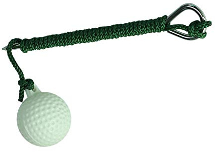 BUBEFSKD Cuerda para Moscas De Golf Pelota Conducción Herramienta Ayuda Entrenamiento Práctica Pelota Golf Portátil con Cuerda Poner Ayuda