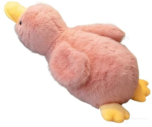 HOMEXYLYL Anatra Di Peluche, Adorabile Animale Di Peluche Morbido Anatroccolo Coccolone Regalo Di Compleanno Di Natale Decorazioni La Casa For Bambini Adulti Ragazze Ragazzi(Pink,30cm/11.8in)