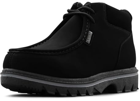 Lugz Men's Fringe Fashion Boot, Black Durabrush, 11 D US