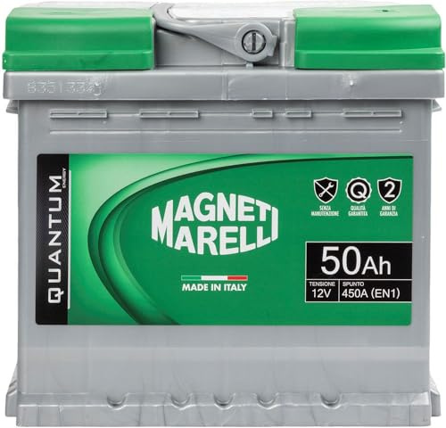 Magneti Marelli Batterie de voiture 50AH 12V 450A EN1 pour cassette L1