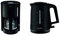 Krups F30908 Krups ProAroma Glas-Kaffeemaschine, 10 Tassen, 1.050 W im modernen Design, schwarz & BW2448 Wasserkocher Pro Aroma, 1,6 L, 2,400 W mit beleuchtetem Ein-/Ausschalter, schwarz