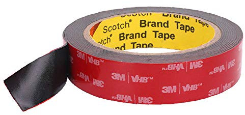 3M Cinta Adhesivas de Doble Cara Extrafuerte, No Más Clavos Cinta, Impermeable Resistente Ultra alta Temperatura Adhesivo de Montaje, para Coche, Decorar y Reparar-4,72Metri * 20mm