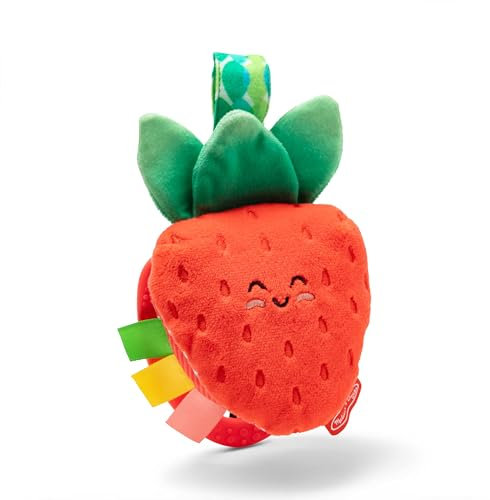 Melissa & Doug Multi-Sensory Peek-a-Boo Berry Take-Along Clip-On Infant Travel Toy Buggy Toy for Baby Newborn to 12m+