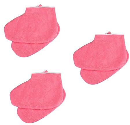 FRCOLOR 3paare Waxtherapie Fußabdeckungen Paraffin-therapie Fußsocken Für Feuchtigkeitsspendende Pflege Für Spa Und Zuhause Maximiert Die Hautfeuchtigkeit