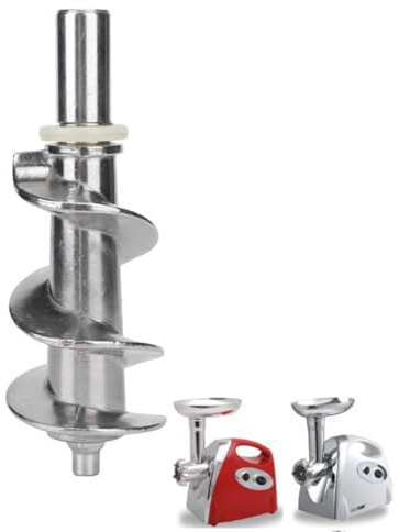Meat Grinder Screw, Meat Mincer Screw Grinder Accessories Aluminum Alloy Meat Grinder Blades Kitchen Accessories for Home Kitchen Use