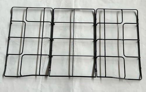 SET 3 griglie per piano cottura a gas da 90 cm COMPLETE DI GOMMINI) COMPATIBILI CON REX ZANUSSI