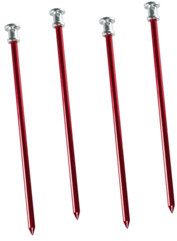 GOOHOCHY 4stücke Teiliges Aluminiumlegierung Camping Zeltheringe Leicht Robust Zelt Heringe Erdnägel Für Outdoor Zelte Vordächer Strandmuscheln Und Markisen Einfache Anwendung Und Hohe Stab