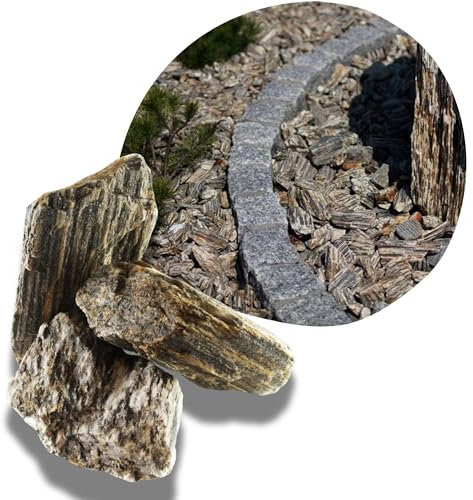 V-PREMIUM SOLUTION - Pietre Gneis corteccia di pietra 31-63 mm, ghiaia decorativa per giardino e paesaggio