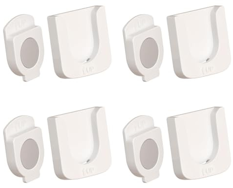 Annlpoy 4 pcs Soporte Mando a Distancia Magnético, Organizador Mando a Distancia, Soporte Universal para Mandos a Distancia y Enchufes de Carga, para el Hogar y la Oficina