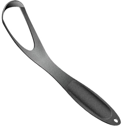 Rascador de lengua | Herramienta de limpieza para el cuidado bucal | Limpiador de lengua en de abanico de acero inoxidable para uso diario de adultos en el baño