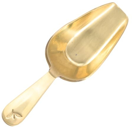 Cuchara de Té de Latón Clásica Mini Dorada, Accesorio