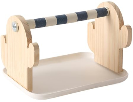 Percha para Pájaros,Accesorios de Enriquecimiento Ambiental | Soporte Loros Afilador De Garras Cacatúas - para Afilar Uñas Trepar y Entrenar Aves Pequeñas