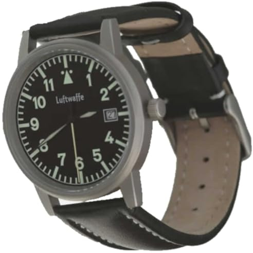 Luftwaffe Orologio da pilota Aeronautica Militare in acciaio inossidabile 3H07E