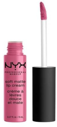 NYX Professional Makeup Rouge à Lèvres Soft Matte Lip Cream, Fini Mat Crémeux, Couleur Ultra-Pigmentée, Tenue Longue Durée, Teinte : Montreal (61)