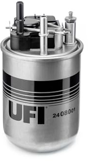 UFI Filters, Dieselfilter 24.080.01, Ersatz-Kraftstofffilter, Geeignet für Autos, Anwendbar auf verschiedene Modelle wie Nissan