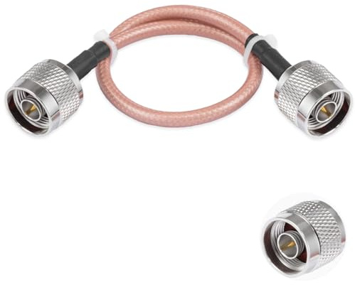 Vecys N Maschio a N Maschio Low Loss Cavo coassiale RG400 12/30 cm per 3G 4G 5G LTE Antenna amatoriale GPS WiFi