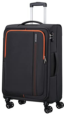 American Tourister Sea Seeker - Spinner M, Koffer, 68 cm, 61 L, Grau (Charcoal Grey)