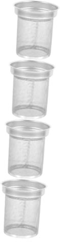 Garneck 4 Stück Teekanne Teesieb Wasserkocher Teekessel Einsatz Für Teekannen-ei Teezubehör Teefilter Für Zu Hause Teesiebe Tee-ei Becher Tasse Rostfreier Stahl