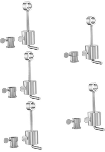 POPETPOP Lot De 5 Butées De Tige De Rôtissoire Poids De Rôtissoire Pour Gril Électrique En Acier Inoxydable Outil De Cuisson
