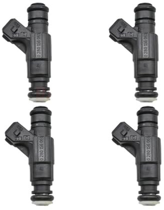 Auto Einspritzdüse 4 Stücke Kraftstoff Injektoren Für VW Für Käfer Für Golf Für Jetta 1,8 L L4 0280156061 FJ889 06A906031BA 2001-2005 Kraftstoff Injektor Düse Auto Injektor