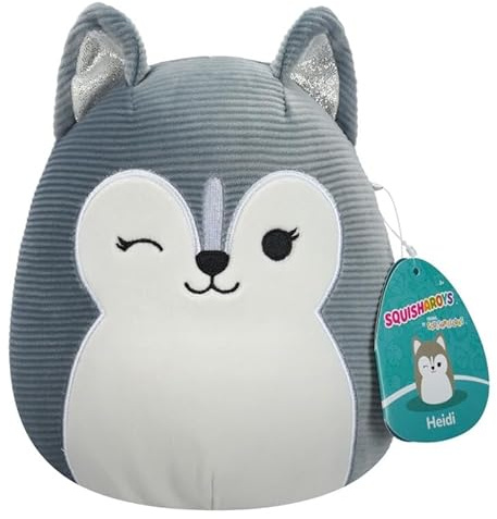 Squishmallows Squisharoys - Heidi der Husky 19 cm, offizielles Jazwares Plüsch, superweiches Kuscheltier - Seltenes Modell 2024