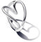 PANDORA Essence Organisch Geformtes Herz Ring aus Sterling Silber, Größe: 56, 193288C00-56