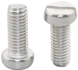 M1 M1.2 M1.4 M1.6 M2 M2.5 M3 M3.5 DIN84 Stainless Steel Cheese Head Slotted Screw SS304(M2X3 200PCS)