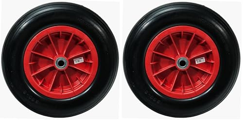 Roue increvable 14'' 360x85 Alésage 20 mm (Lot de 2)