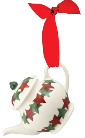 Emma Bridgewater Christmas Stars Tiny TEAPOT Decoration Boxed