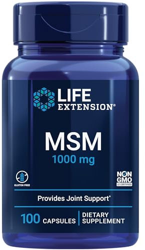 Life Extension, MSM 1000 mg, 100 capsule