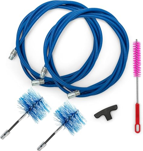 BARETTO Flex Kit Ramonage Poêle à Granulés 6 mètres Ø 80-100 mm