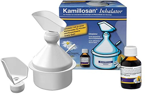 Kamillosan Konzentrat 100 ml + Inhalator: Arzneimittel mit Kamille zur Inhalation bei gereizten Atemwegen