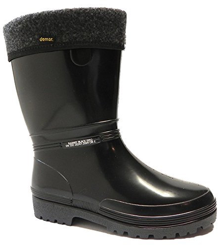 DEMAR Gummistiefel gefüttert RAINNY LUX (38/39, schwarz)