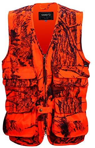 Gamo Outdoor becada Gilet, Uomo, Uomo, Becada, Arancione Mimetico, M