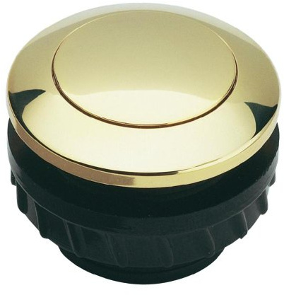 Grothe Klingeltaster rund 14, 5mm Protact 140 Go Knopf MS, Hülse MS Protact Klingeldrücker 4011459620011