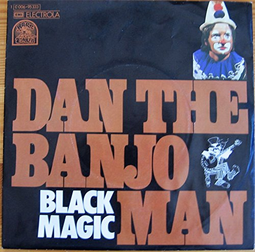 Dan The Banjo Man Black Magic 7 Rare Earth RES113 EX1974 there is punch hole in label rim