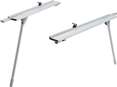 Festool Kappanschlag KA-UG-KS 120-R/L für KAPEX KS 120 & KS 88 | Mit Maßskala, Anschlagreiter, Teleskopauszug mit Skala und ausklappbarem Standfuß – Ausleger 1.480 mm, max. Maßlänge 2.400 mm