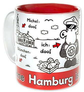Sheepworld 61038 Tasse Ohne Hamburg ist Alles doof.