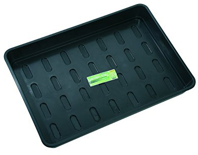 Tierra Garden GP154B Garden Tray without Holes, X-Large, Black