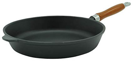 Karl Krüger 60028 Rustica Padella in ghisa, Nera, 28 cm